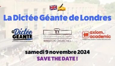 La première Dictée géante en français à l'étranger a eu lieu à Londres