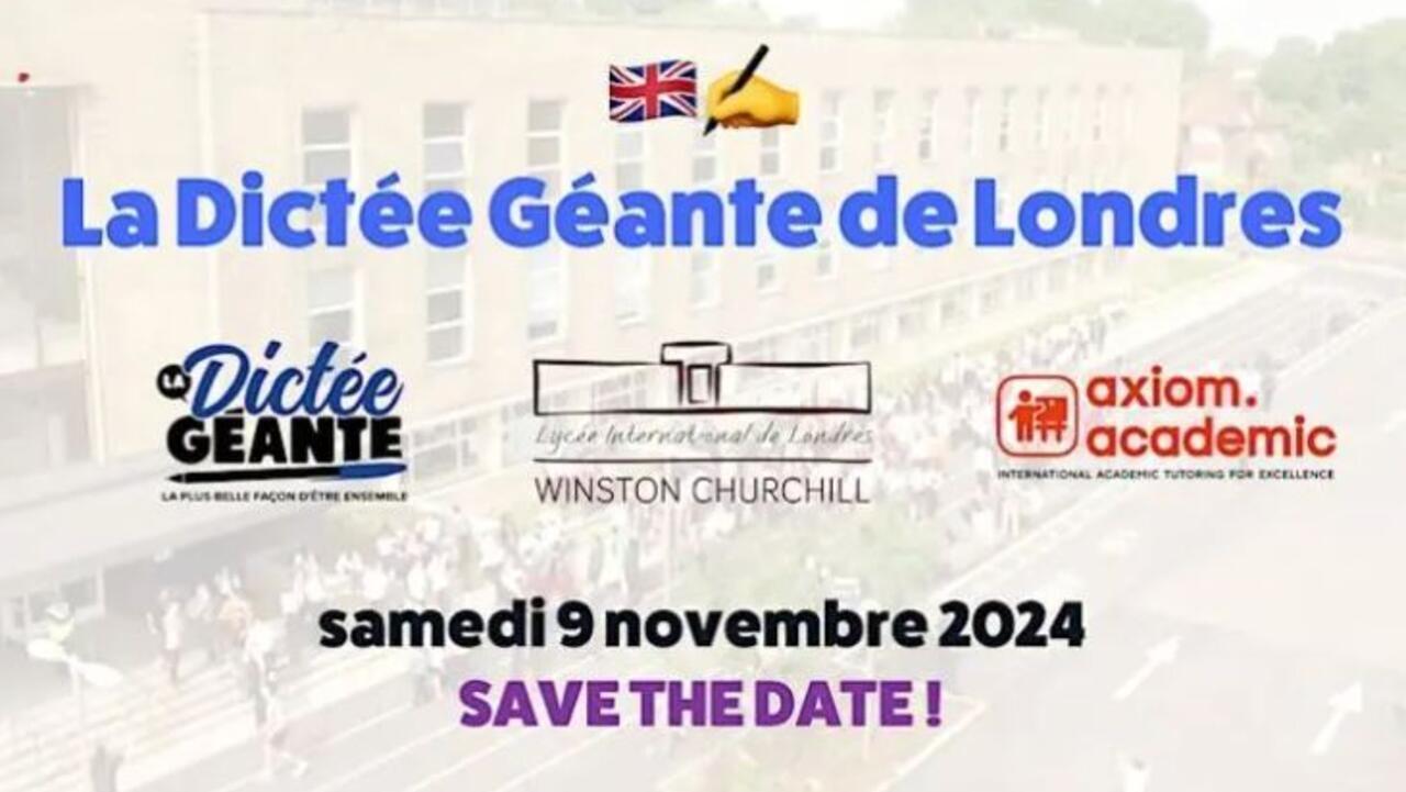 La première Dictée géante en français à l'étranger a eu lieu à Londres