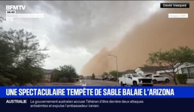 une spectaculaire tempête de sable balaie l'Arizona