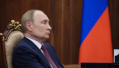 Le président russe Vladimir Poutine à Moscou, le 18 août 2025