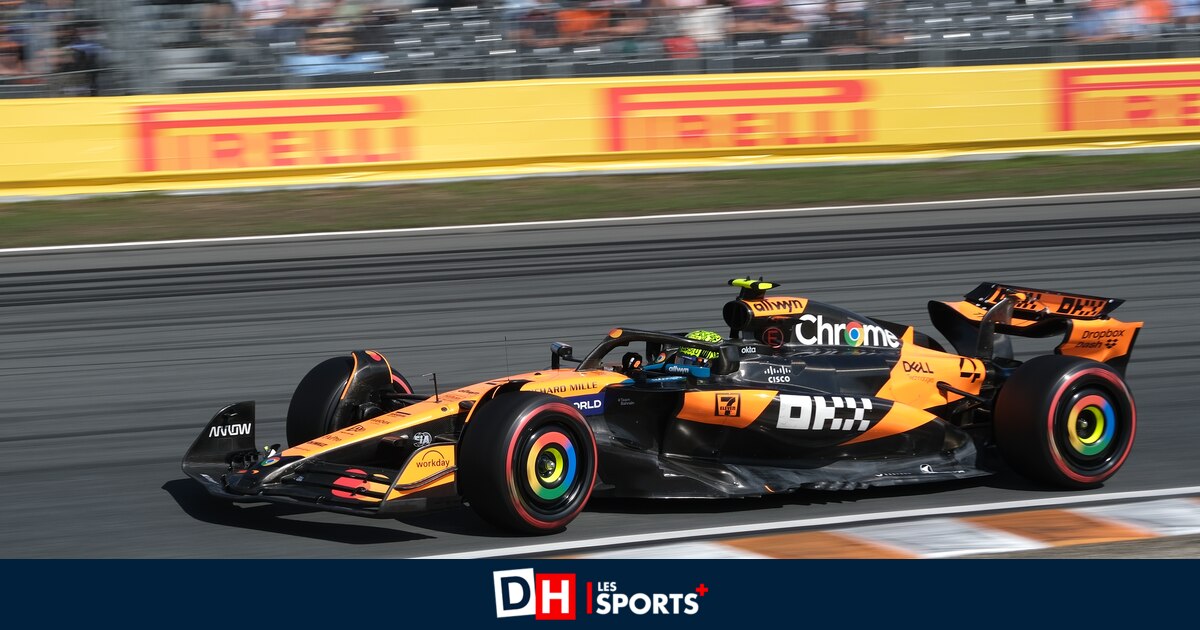 F1 : aux Pays-Bas, Lando Norris (McLaren) se montre encore le plus rapide de la 3e séance d'essais libres