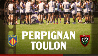le groupe Rouge et Noir – RCT – Rugby Club Toulonnais