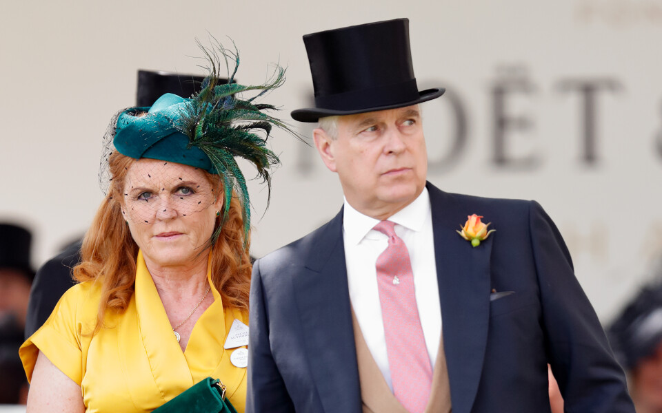 Sarah et Andrew aux courses d'Ascot, en 2019.