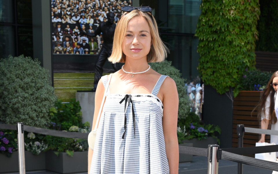 Lady Amelia Windsor à Wimbledon le 13 juillet 2025.