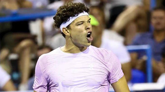 Ben Shelton défiera Alex De Minaur ce mardi au Masters 1000 de Toronto. (Getty Images)