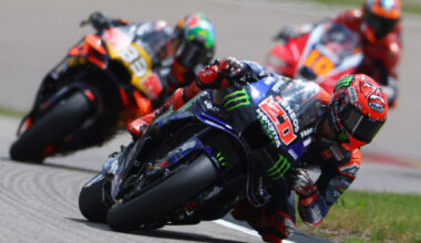 MotoGP : pluie de chutes en Allemagne, Marquez s’impose, Quartararo quatrième et dépité