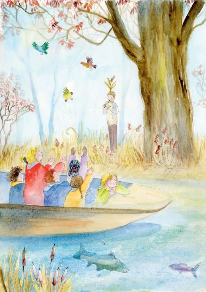 Illustration de Delphine Balme extraite du livre Adopte ta rivière d'Erik Orsenna  © Delphine Balme / L'iconoclaste