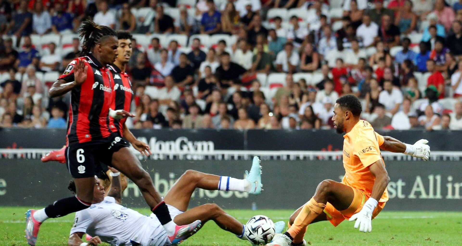 Diouf est grand, la volonté débordante de Kevin Carlos, Boudaoui le marathonien... Les notes des Niçois après leur victoire contre Auxerre