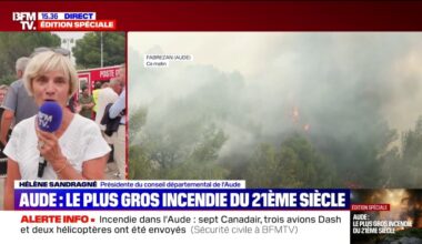 "Depuis début juin, nous avons eu quatre feux, autant de feux que de week-ends", assure la présidente du conseil départemental de l'Aude