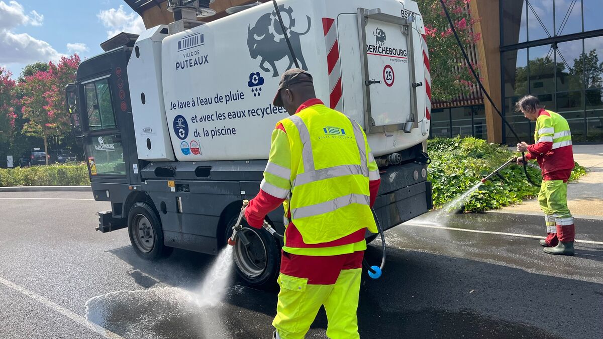 « 100 000 euros d’économies par an » : à Puteaux, on lave la voirie avec l’eau de pluie et de la piscine