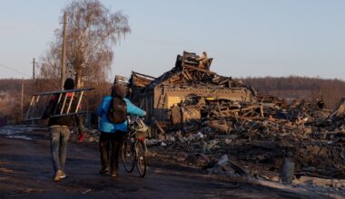 Près de la ligne de front à Kramatorsk, dans l'est de l'Ukraine, le 1er mars 2025