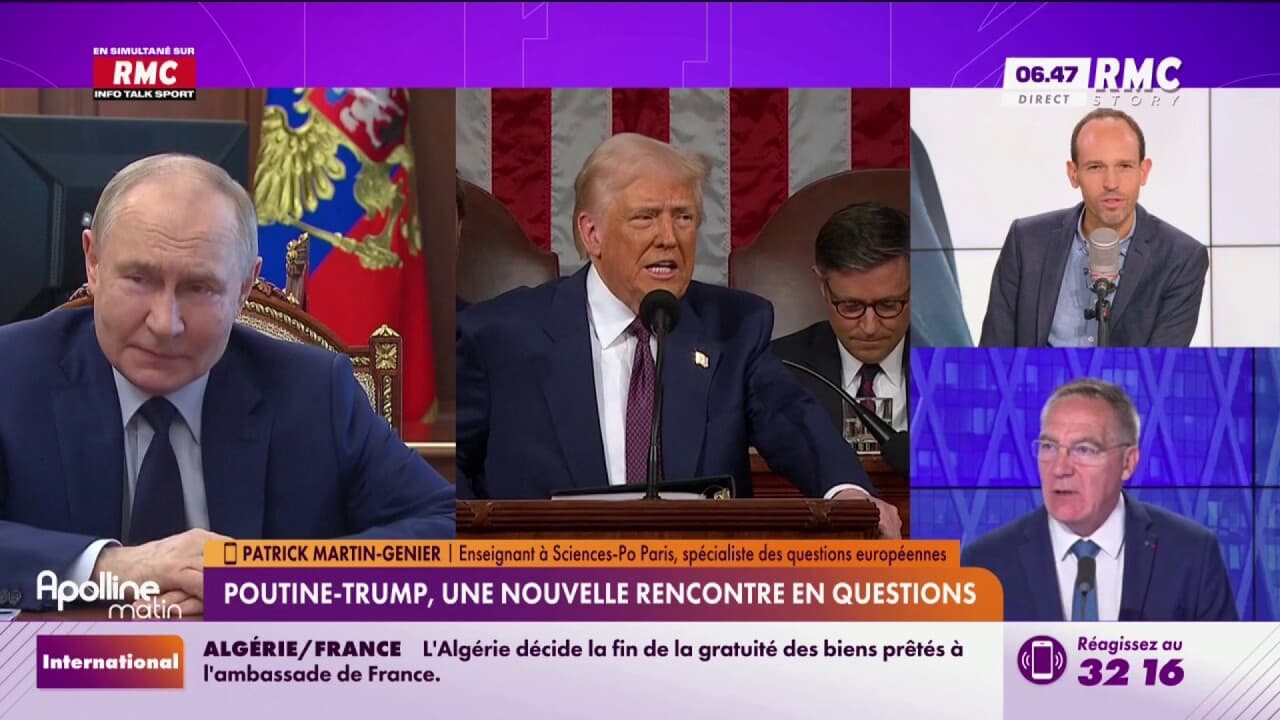 "Dans un premier temps Donald Trump veut montre que seuls les USA sont en situation de négocier une paix", explique Patrick Martin-Genier, spécialiste des questions européennes