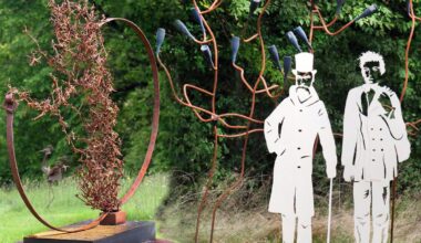 Un jardin orné de sculptures qui met Arthur Rimbaud à l’honneur