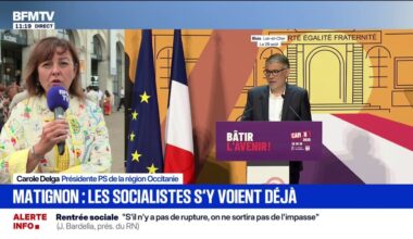 "Le Premier ministre a fait, par sa décision, basculer la France", estime Carole Delga, présidente PS de la région Occitanie