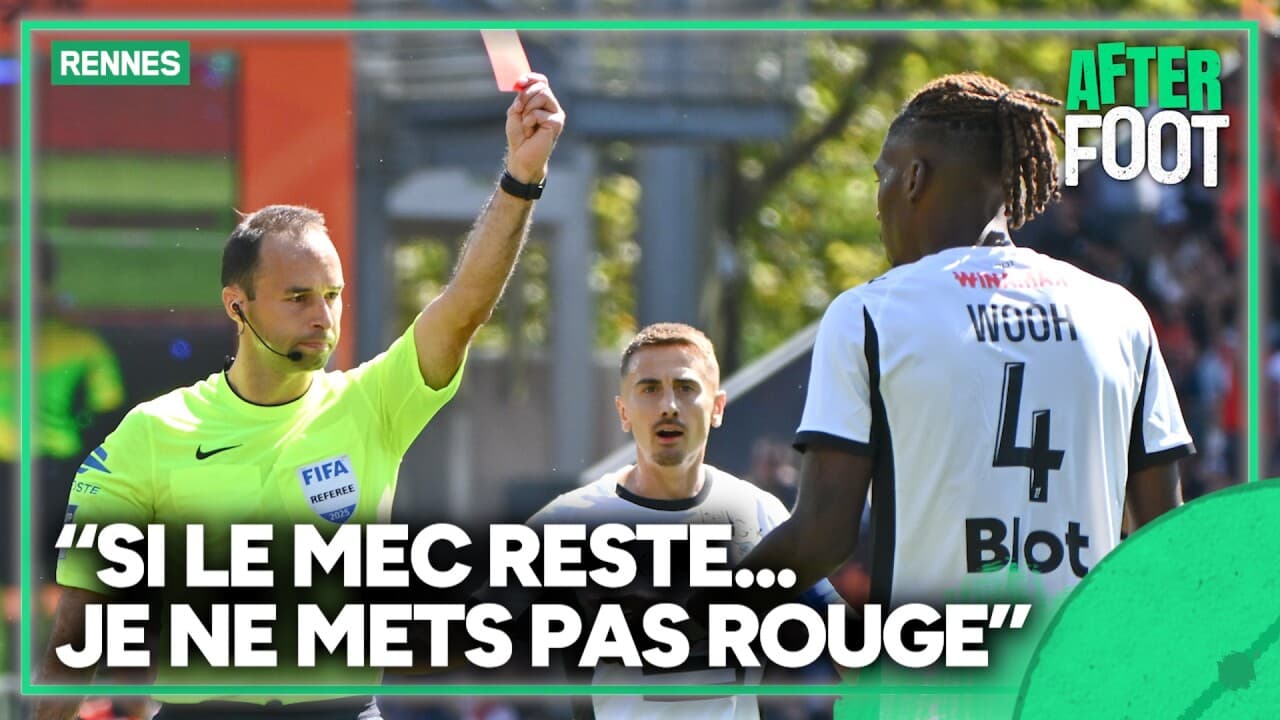 Lorient 4-0 Rennes : "J'en ai marre des cartons rouges", les arbitres trop sévères ? - RMC Sport