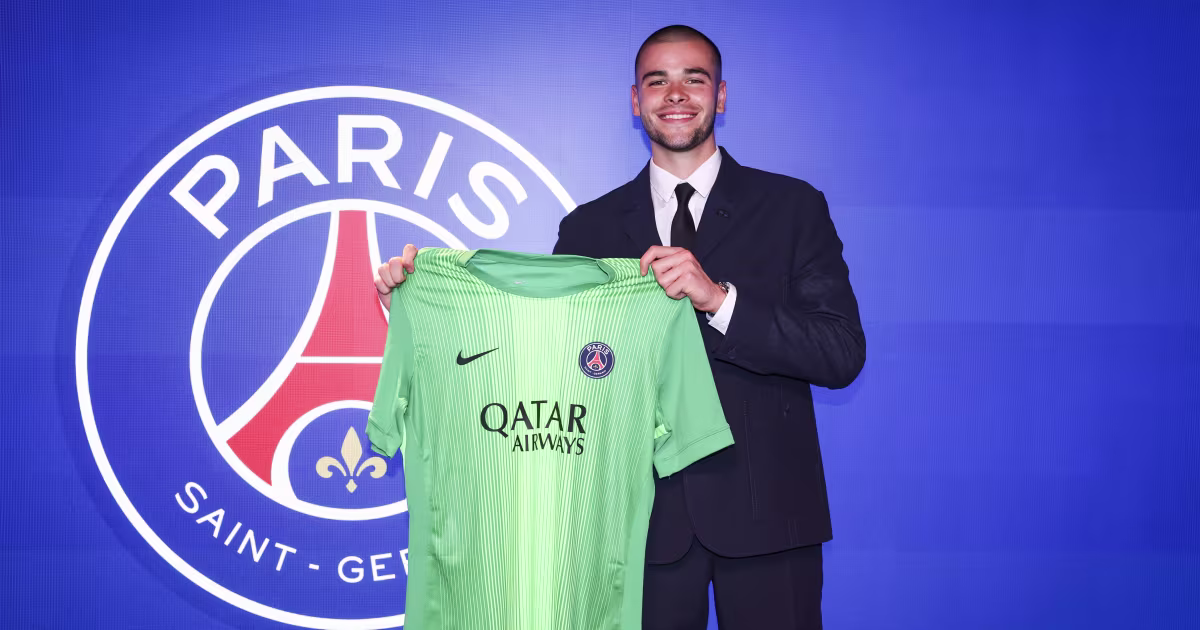 Lucas Chevalier s’engage avec le Paris Saint-Germain pour 5 saisons