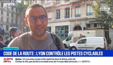 la police municipale contrôle les pistes cyclables