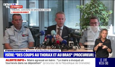 "Le mis en cause est un homme âgé de 60 ans", indique Étienne Manteaux, procureur de la République de Grenoble
