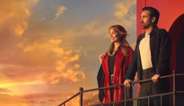 Margot Robbie et Colin Farrell, dans A Big Bold Beautiful Journey.