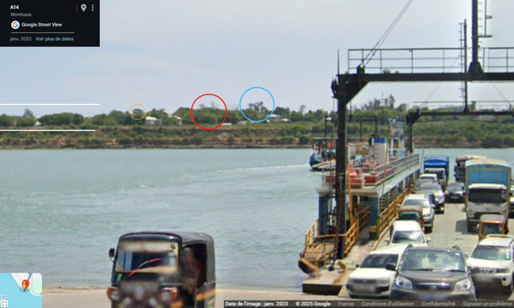 On retrouve bien cette même végétation, à Mombasa, aux coordonnées GPS suivantes : -4.0782523918193725, 39.66579601711108.