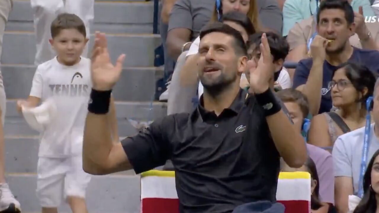US Open > Le geste magnifique de Djokovic pour un très tres jeun fan !