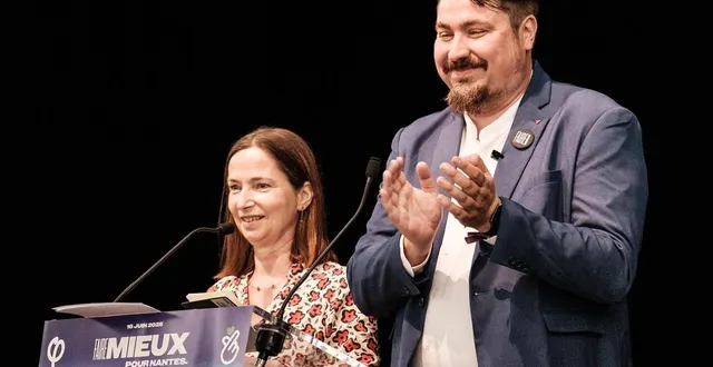 photo  marina ferreruela et william aucant.  ©  simon torlotin / ouest-france 