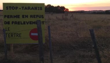 « Terres en refus de prélèvement » : des agriculteurs d’Ille-et-Vilaine s’opposent au