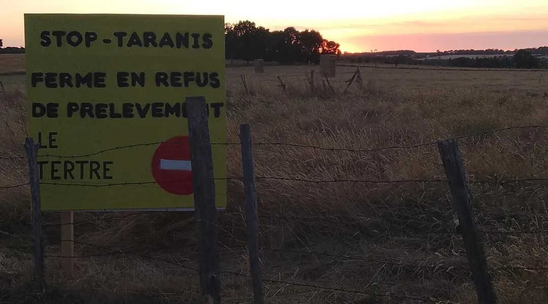 « Terres en refus de prélèvement » : des agriculteurs d’Ille-et-Vilaine s’opposent au