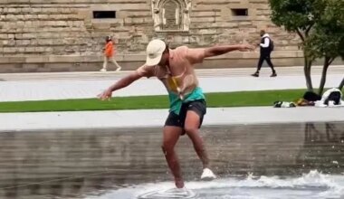 Champion d’Europe de skimboard, il transforme le miroir d’eau de Nantes en véritable terrain de