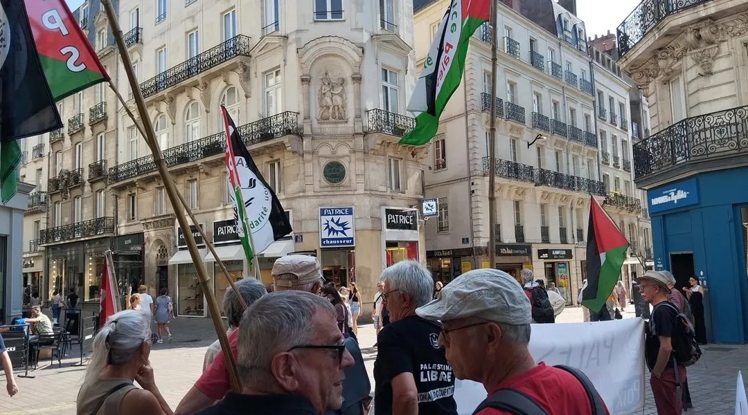 « On n’oublie pas la Palestine et Gaza » : la mobilisation continue dans les rues de Nantes