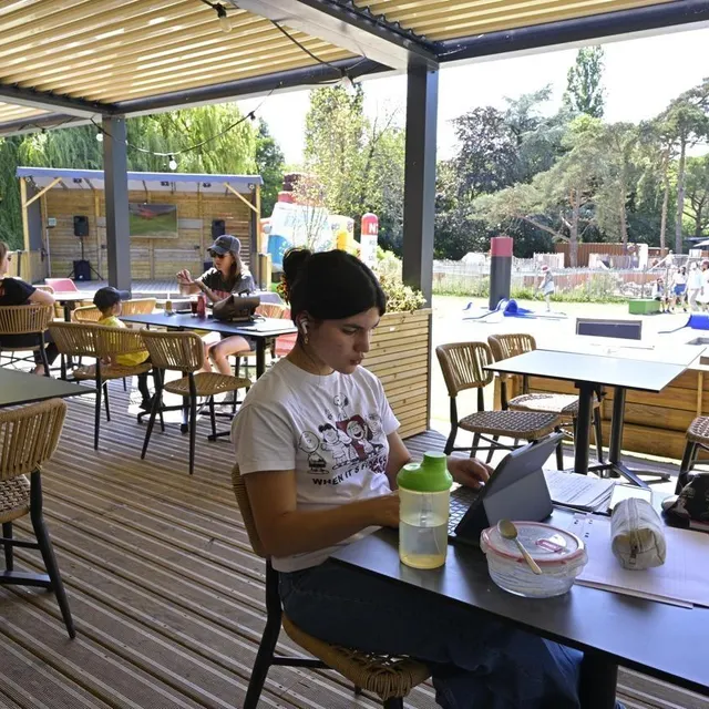 photo la guinguette du camping a été repensée pour devenir un véritable snack.  ©  photo presse océan-nathalie bourreau