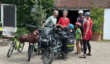 Des vacances à vélo pour pas un rond : une douche prétexte à la rencontre