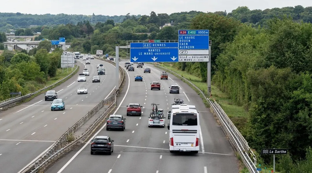Plusieurs ralentissements et bouchons ce samedi 16 août sur l’A11, près d’Angers vers Nantes