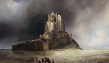 Ce tableau du Mont-Saint-Michel est exposé à Montpellier