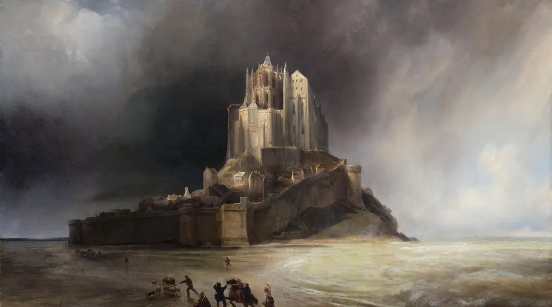 Ce tableau du Mont-Saint-Michel est exposé à Montpellier