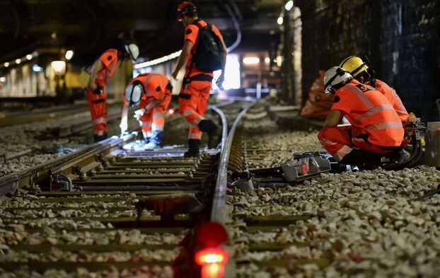 Illustration.  Des travaux nocturnes vont occasionner des coupures sur les lignes C et H le week-end des 23 et 24 aout 2025. 