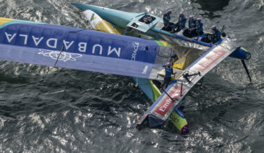 SAILGP. Les Brésiliens et les Français subissent des avaries sur leur bateau lors de l’entraînement du Grand Prix de Sassnitz, en Allemagne