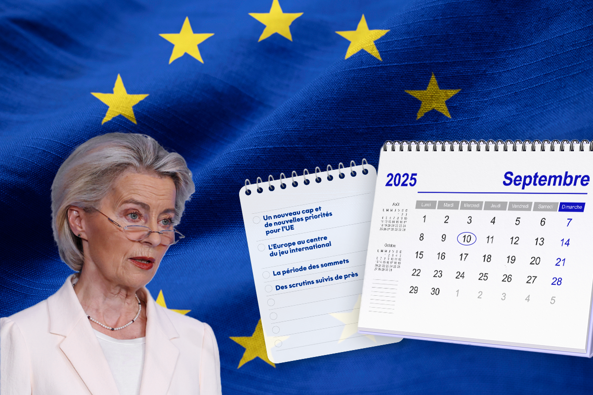 Le 10 septembre, la présidente de la Commission européenne Ursula von der Leyen, donnera le coup d