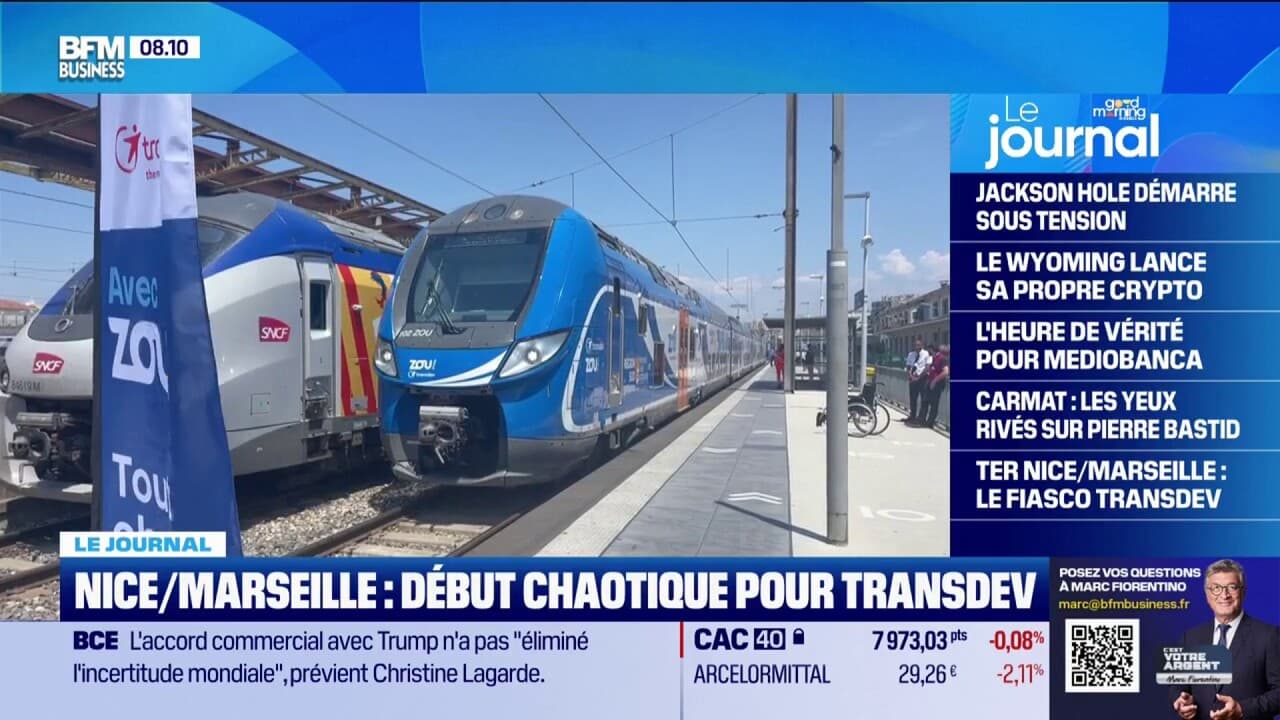 Retards, tarifs, pannes... Les débuts très chaotiques de Transdev sur la ligne Marseille-Nice
