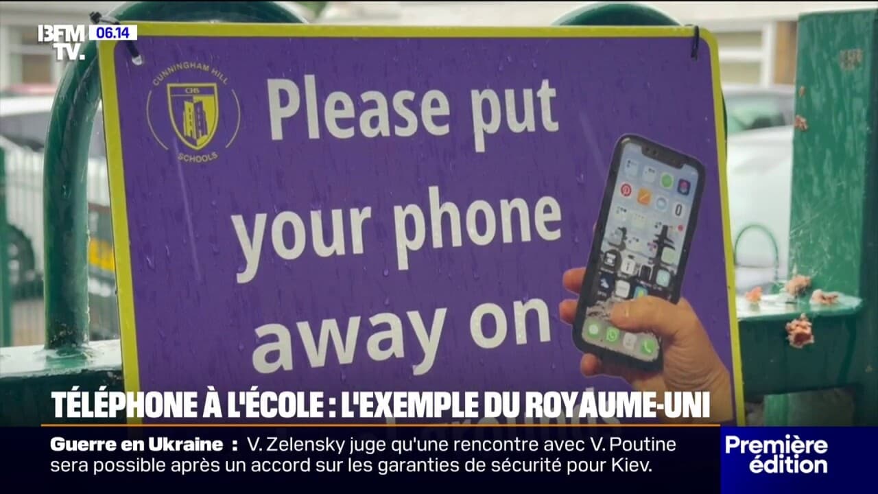 dans cette école, pas de smartphone avant 14 ans