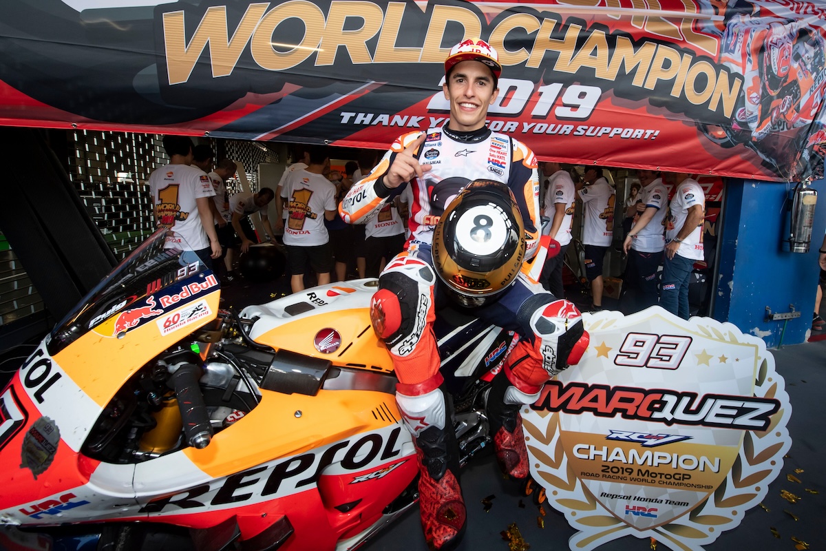 Où Marc Márquez a-t-il remporté chacun de ses titres mondiaux ?