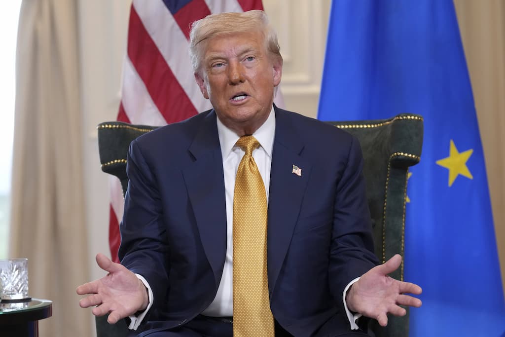 Donal Trump. Il a fait plier l’Europe. Photo © Jacquelyn Martin/AP/SIPA