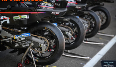 "Spy Attitude" Technique MotoGP : Vu chez Aprilia...