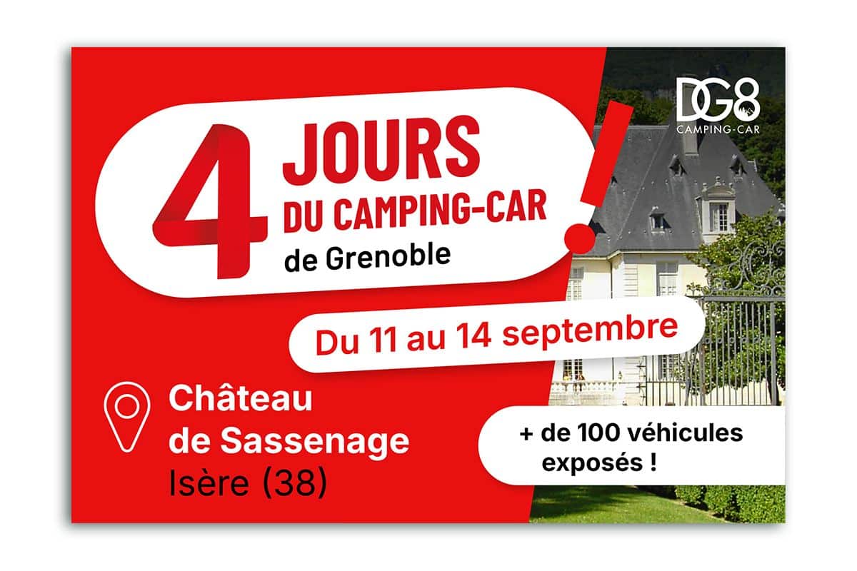 Les 4 jours du camping-car de Grenoble au château de Sassenage