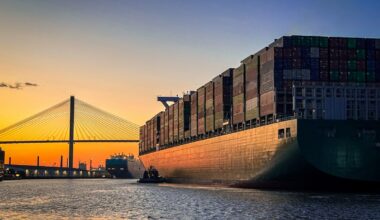 Le port de Savannah, sur la cote est des Etat-Unis, est un des principaux ports de conteneurs américains