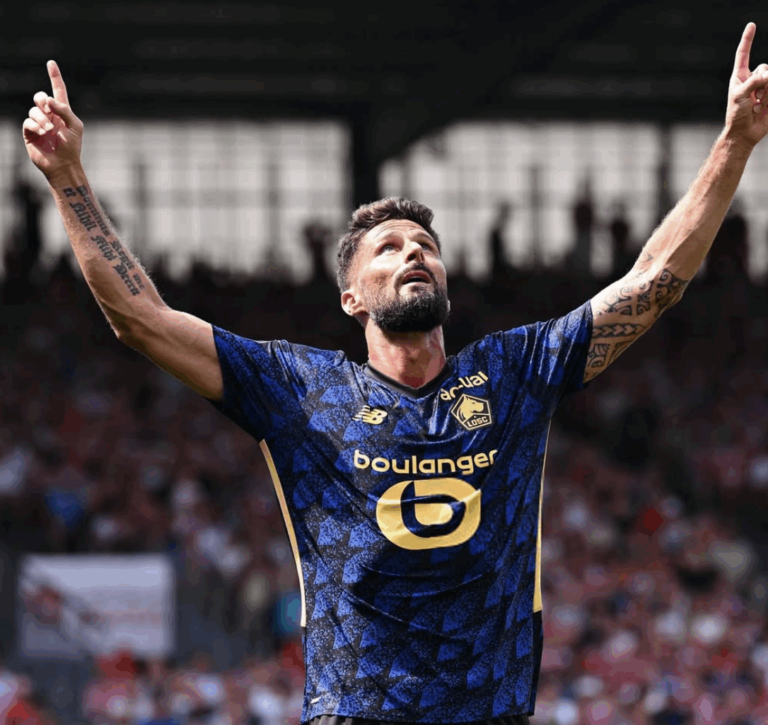 «SoliDeoGloria»: Olivier Giroud buteur pour son retour en Ligue 1 avec Lille