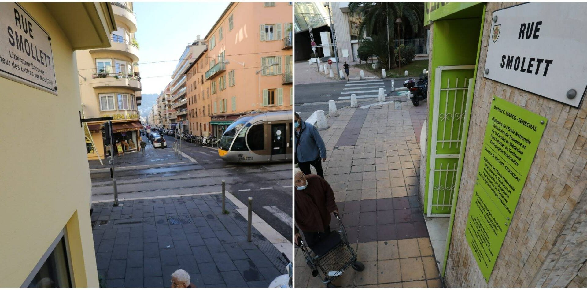 Après des années de débat, les Niçois rétablissent le double L de la rue Smollett