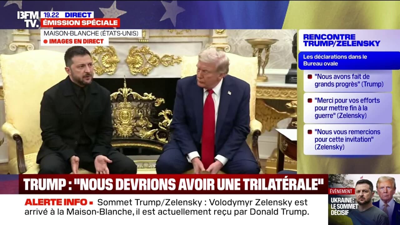 "Il faut arrêter la Russie" exhorte Volodymyr Zelensky, en direct de la Maison-Blanche