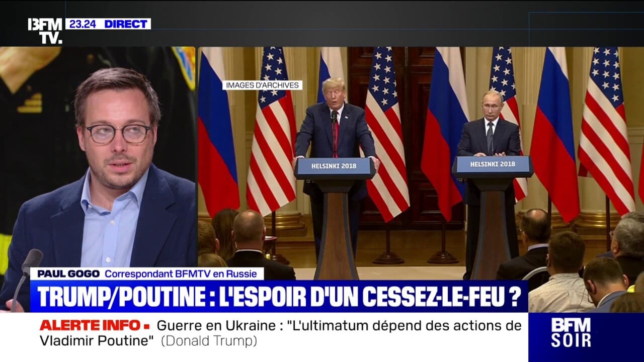 "Cette rencontre va être manipulée par le président russe", estime Paul Gogo, correspondant BFMTV en Russie