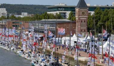 Baptêmes nautiques, régates et ambiance décontractée au village départ de la Solitaire du Figaro, de retour à Rouen